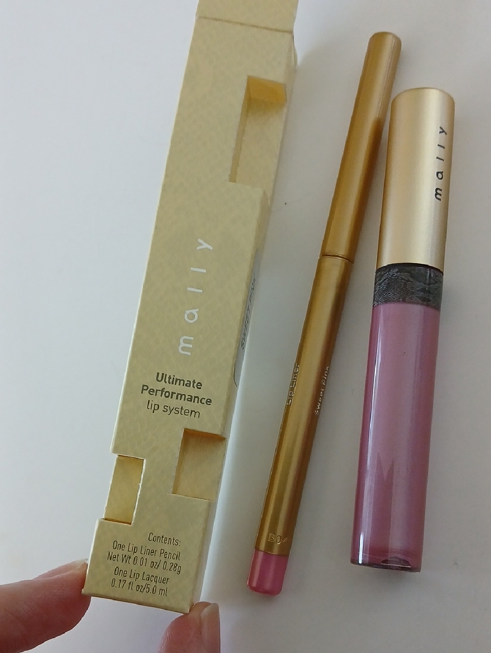 Mally Beauty Sweet Pink Lip Lacquer and Matching Lip Liner Set